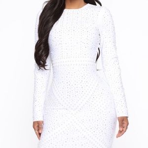 Bandage White Mini Dress - Fashion Nova